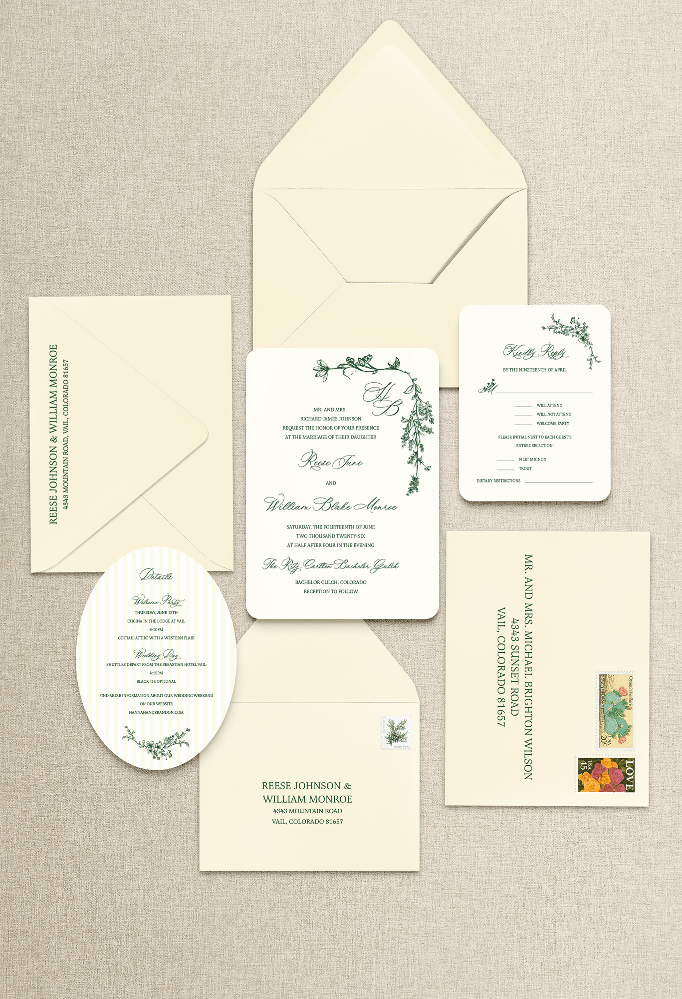 The Sweet Briar 5 Piece Suite